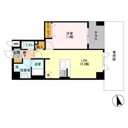サンピタリア東船橋（602） 間取り図画像