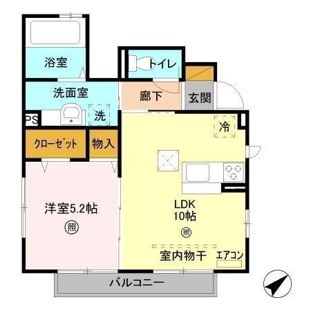 めぞん一刻館（101） 間取り図画像