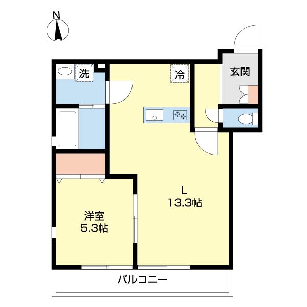 クオーレ東習志野（302） 間取り図画像