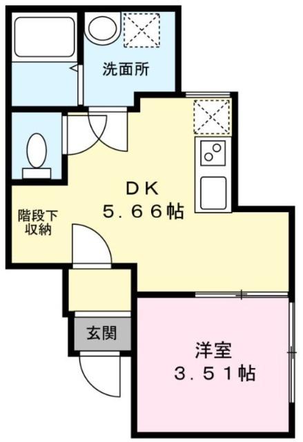 カレッタ習志野（102） 間取り図画像