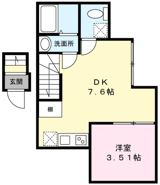 カレッタ習志野（202） 間取り図画像