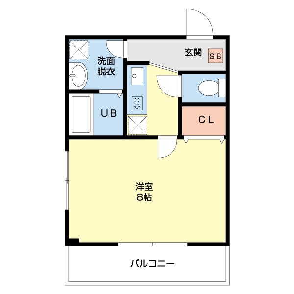 ソレイユ津田沼（402） 間取り図画像