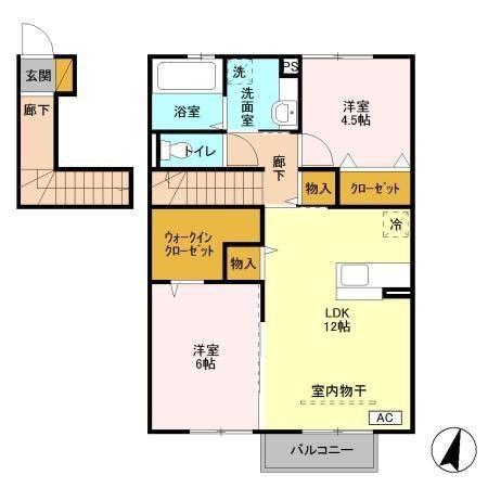サクラーレ（202） 間取り図画像