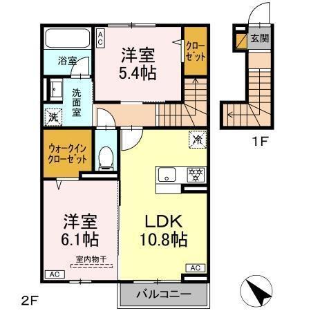 Saginuma Garden Court Serenus（201） 間取り図画像