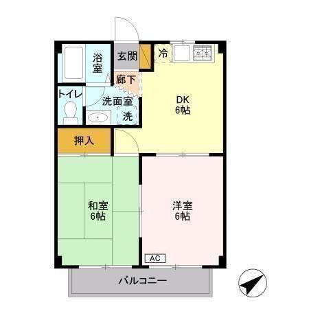 ハイツストーンリーク（203） 間取り図画像