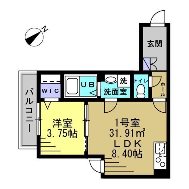 AJ津田沼Ⅴ（101） 間取り図画像