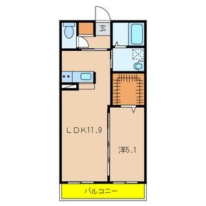 シャルムドミールＡ（202） 間取り図画像