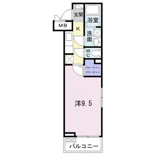 グランディール（101） 間取り図画像