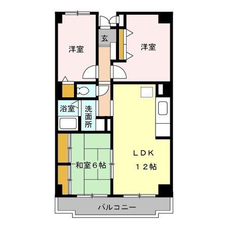 ハーヴェスト本郷（603） 間取り図画像