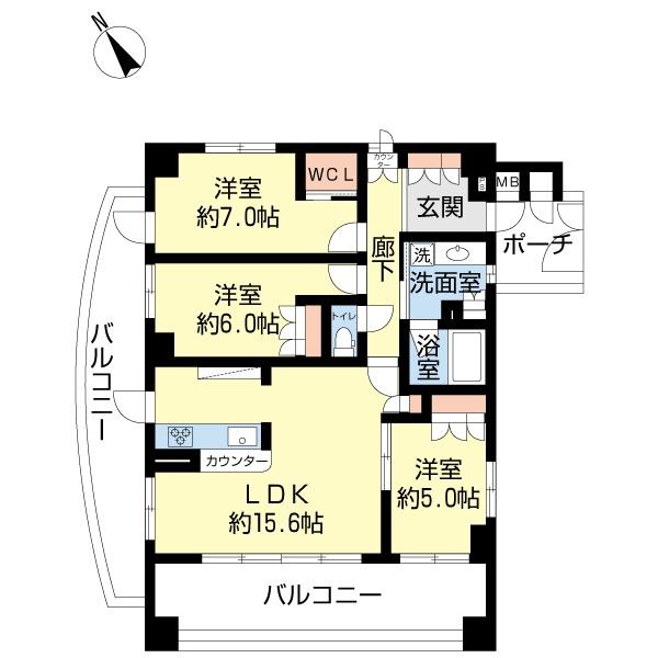 アデニウム津田沼 間取り図画像