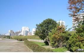 多摩川大橋緑地：1041m