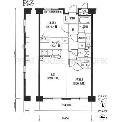  間取り図写真