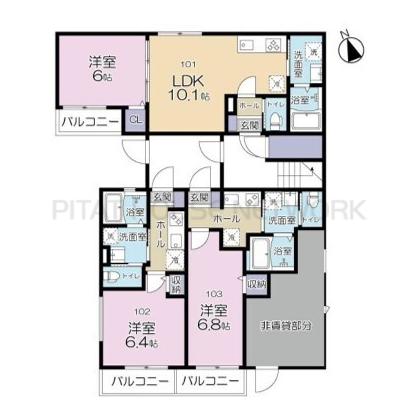  間取り図写真