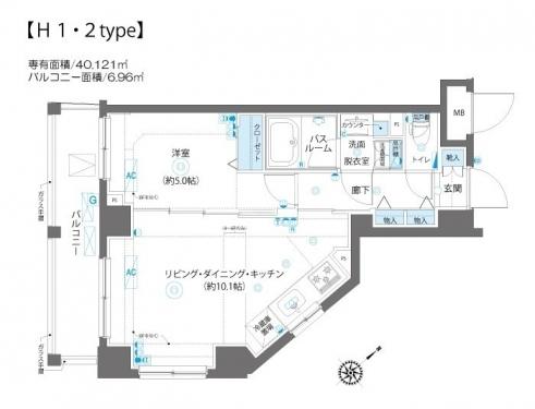 ＡＥＬＬ蒲田南（505） 間取り図画像