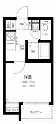 大田区東蒲田アパート 間取り図画像