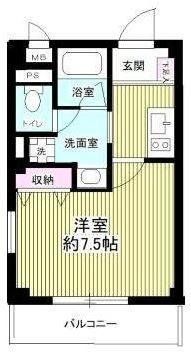 １階はバルコニー無