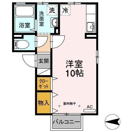 ＲＵＭＡＨ ＭＵＪＵＲ（202） 間取り図画像