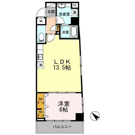 ル・シャトー・オンジェム（203） 間取り図画像
