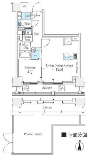 Ｊ．ＧＲＡＮ　Ｃｏｕｒｔ　品川西大井ＥＡＳＴ（103） 間取り図画像