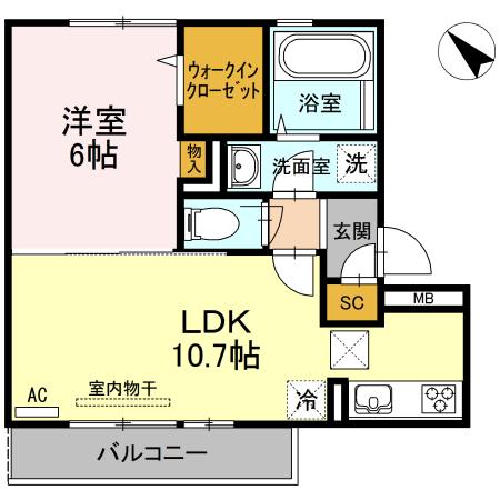 Ｃａｒｐｅ ｌuｘ（102） 間取り図画像