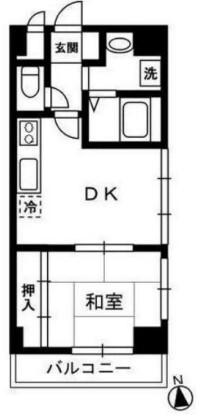 エンゼルハイム梅屋敷第２（201） 間取り図画像