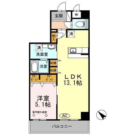 ル・シャトー・オンジェム（102） 間取り図画像
