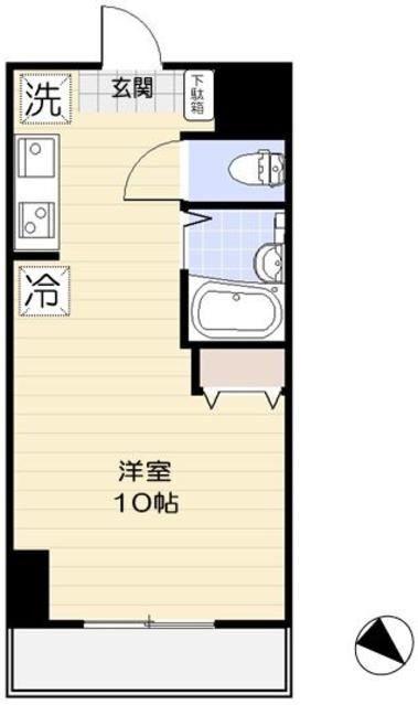 ダイアパレス鶴見第２（608） 間取り図画像