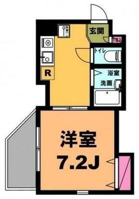 月村マンションＮｏ．２３（602） 間取り図画像