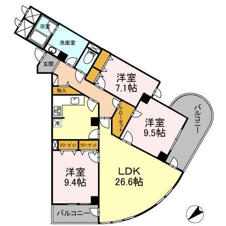  間取り図写真