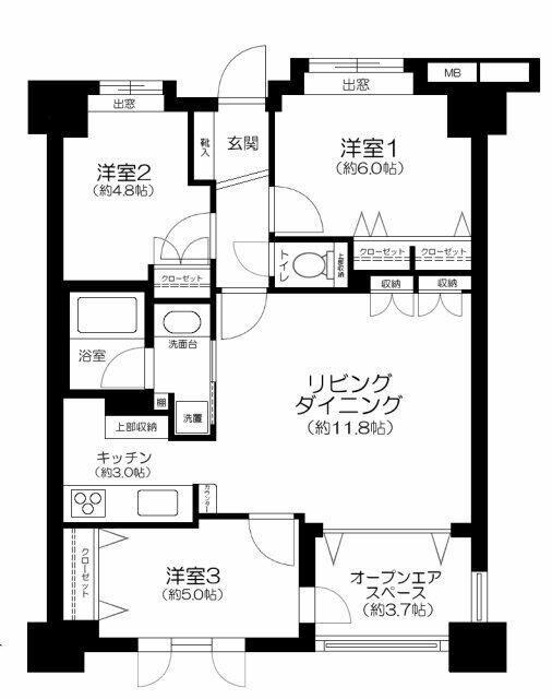  間取り図写真