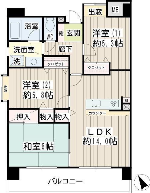  間取り図写真