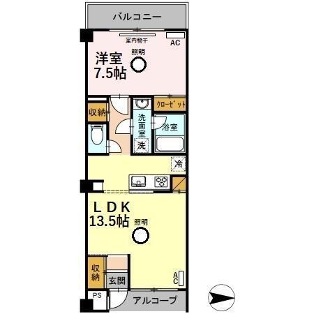 NEWORK（303） 間取り図画像