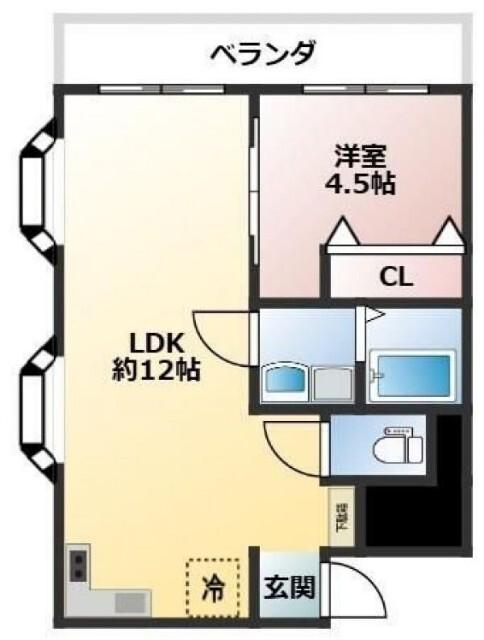 紀陽ハイツ（106） 間取り図画像
