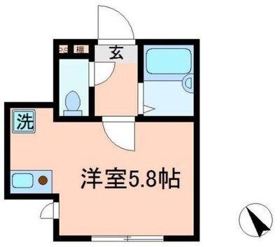 テラス久が原（202） 間取り図画像