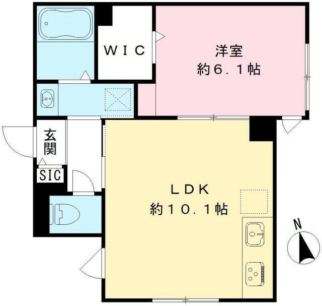 メゾンドアルグ（102） 間取り図画像