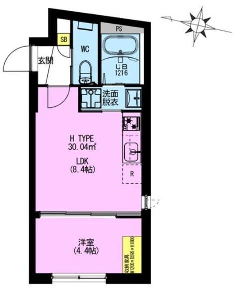 ＡＤＯＲＥ　ＵＲＢＡＮ大森町（503） 間取り図画像