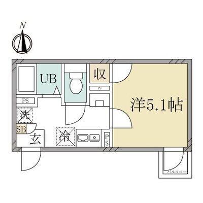 Ｌｉｌａｓ　Ｔｅｒｒａｃｅ西糀谷（201） 間取り図画像