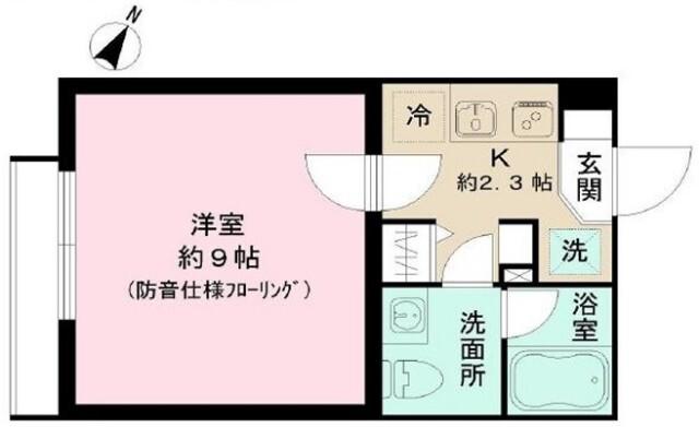 サウンドオーク田園調布（301） 間取り図画像
