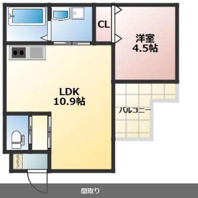 プルナス蒲田（301） 間取り図画像