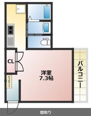 プルナス蒲田（101） 間取り図画像