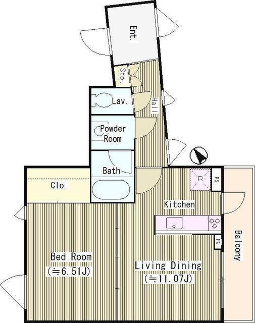 西馬込テラスコート（402） 間取り図画像