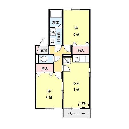 ビューランド（201） 間取り図画像