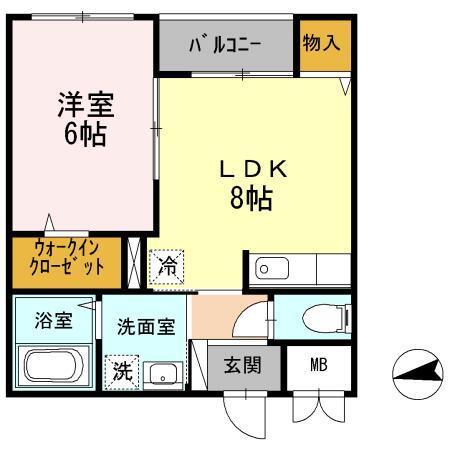 仲六郷ガーデン（101） 間取り図画像