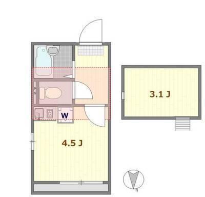 ノーザンロード蒲田（302） 間取り図画像
