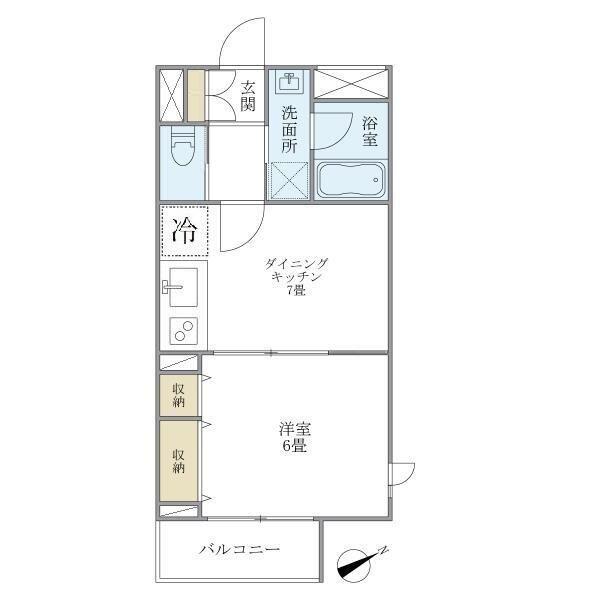 ＷＥＬＬ　Ｈｏｕｓｅ　東大井（A102） 間取り図画像