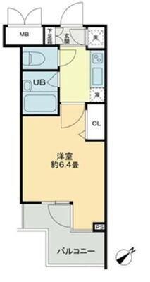 クロスレジデンス蒲田（711） 間取り図画像