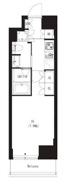大田区大森西マンション 間取り図画像