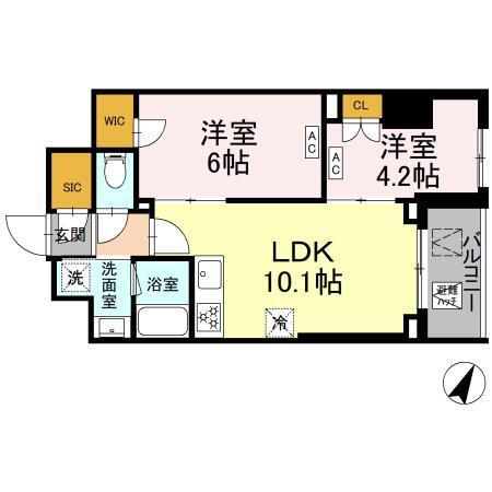 ロイジェント戸越銀座（0310） 間取り図画像