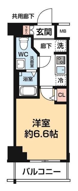 ＡＲＣＯＢＡＬＥＮＯ　ＭＵＳＡＳＨＩＫＯＹＡＭＡ（704） 間取り図画像