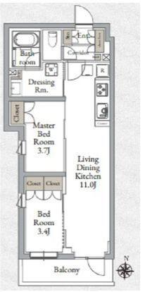 Live　Casa千鳥町（306） 間取り図画像